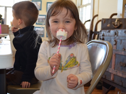 Girl at Depot Museum